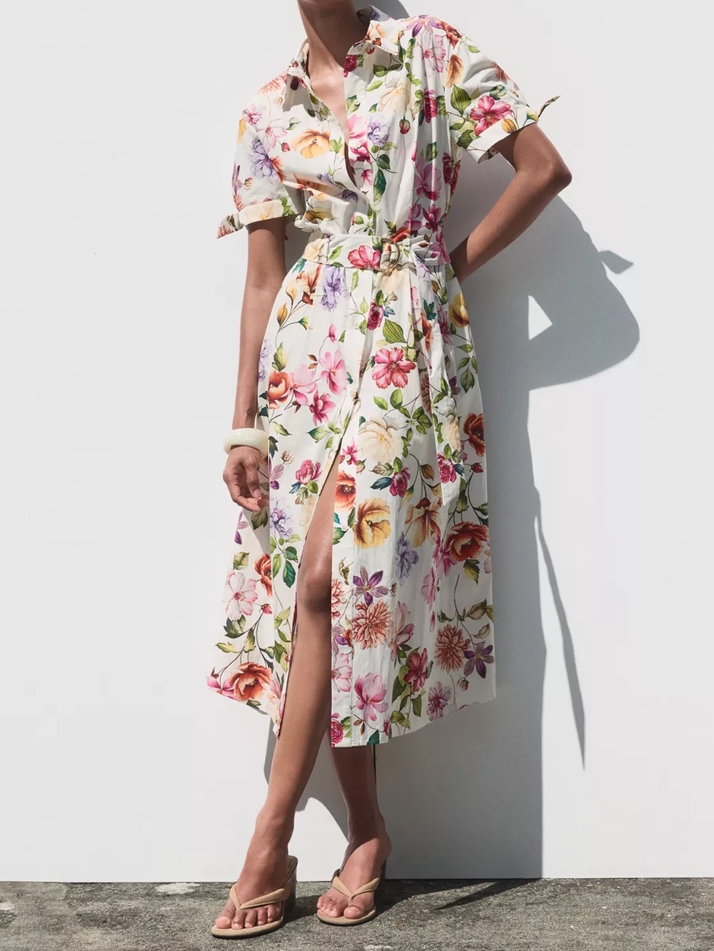 Zara floral dress